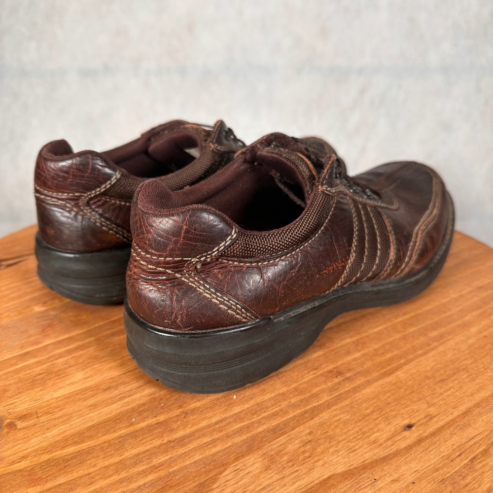 Clarks Collection Shoes Mens 7.5 Brown Leather Lace Up Casual Good 13287 - Picture 6 of 15